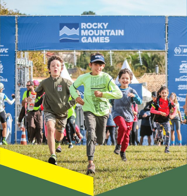 Crianças na área kids do Rocky Mountain Games