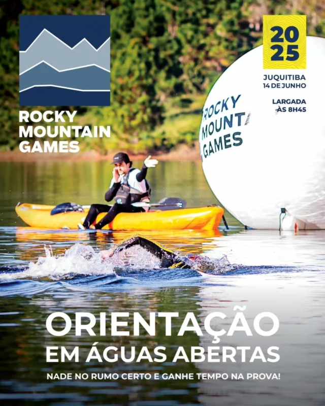 🏊‍♂️Vai encarar a água na Rocky Mountain Games – Etapa Juquitiba? Então se liga nessas dicas de orientação em águas abertas — o segredo pra nadar no rumo certo e não perder metros (nem tempo!) na prova.

📍 Estude o percurso
👁️‍🗨️ Treine as técnicas como respiração frontal
🌬️ Adapte-se às condições
👣 Use referências fixas — e não siga a galera no automático!

🌊 No dia 14 de junho, você escolhe o seu desafio:
✅ 750m
✅ 1500m
✅ 3000m

🔥 As inscrições estão abertas — e a represa da Cachoeira do França em Juquitiba te espera pra mais uma experiência épica nos Rocky Mountain Games!

🎯 Garanta sua vaga agora no link da bio
📲 Marque seu parceiro de treino e bora nadar bonito e no rumo certo!
