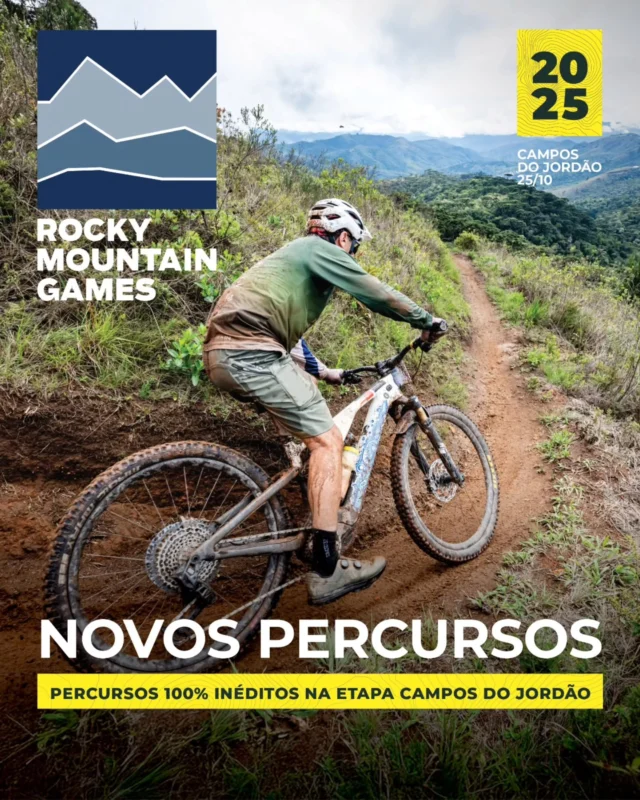 🚨 A Etapa Campos 2025 do Rocky Mountain Games vai ser inesquecível! Foi onde tudo começou, lá em 2019, e agora, na nossa quinta edição por lá, vamos comemorar em grande estilo: com percursos 100% inéditos em todas as modalidades! 🏃‍♀️🚵‍♂️🐶

Isso mesmo: trail, MTB, gravel e canicross ganharão novas rotas, mantendo tudo que a gente ama na Mantiqueira — subidas desafiadoras e visuais de tirar o fôlego. A base dos percursos já está definida e estamos ajustando os últimos detalhes pra entregar uma experiência redonda, desafiadora e técnica na medida certa e muito divertida! 🎯🔥

As faixas altimétricas continuam parecidas com os anos anteriores, respeitando o relevo da região. A grande novidade é a arena: agora será no Parque da Lagoinha! De lá, os percursos exploram o lado norte de Campos do Jordão, com trilhas no entorno do Horto e Descansópolis 🌲

Além disso, as inscrições foram abertas com preço único de 149,00 em todas as modalidades, um valor especial de lançamento. Corre no link da bio para aproveitar - não tem outra prova no Brasil que entrega esse nível de experiência por esse preço! 

Em breve vamos liberar a nova grade de horários de largada para facilitar sua organização. 📅 Fique ligado por aqui, que postaremos todas as infos! 💥
