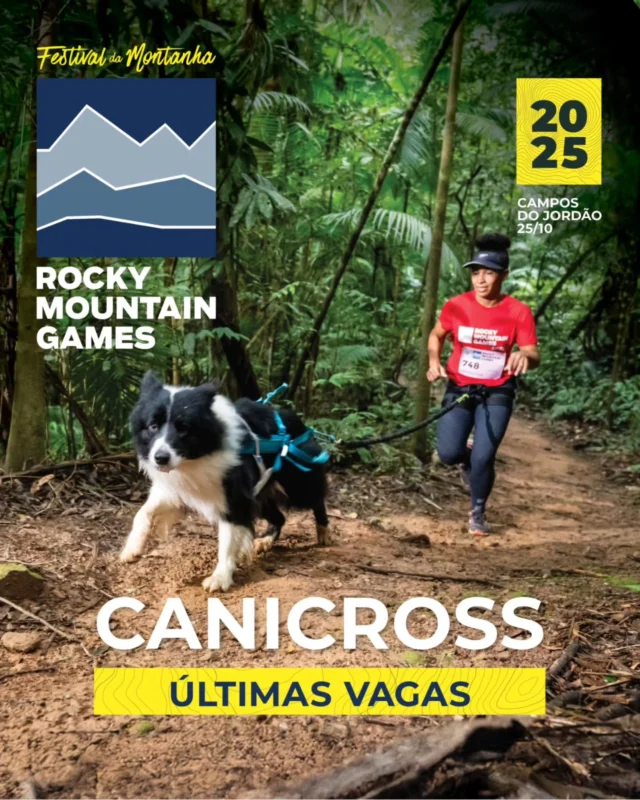 A Etapa Campos do Rocky Mountain Games vai ser o maior evento de canicross do Brasil! Vai ser lindo! Estamos preparando uma prova sensacional, que vai agradar atletas humanos e caninos. 

Se você quer participar mas ainda não se inscreveu, é sua última chance. As vagas estão voando!

Garanta seu lugar na linha de largada agora mesmo, é só ir ali no link da bio. E nos vemo dia 25 de outubro no Parque da Lagoinha!